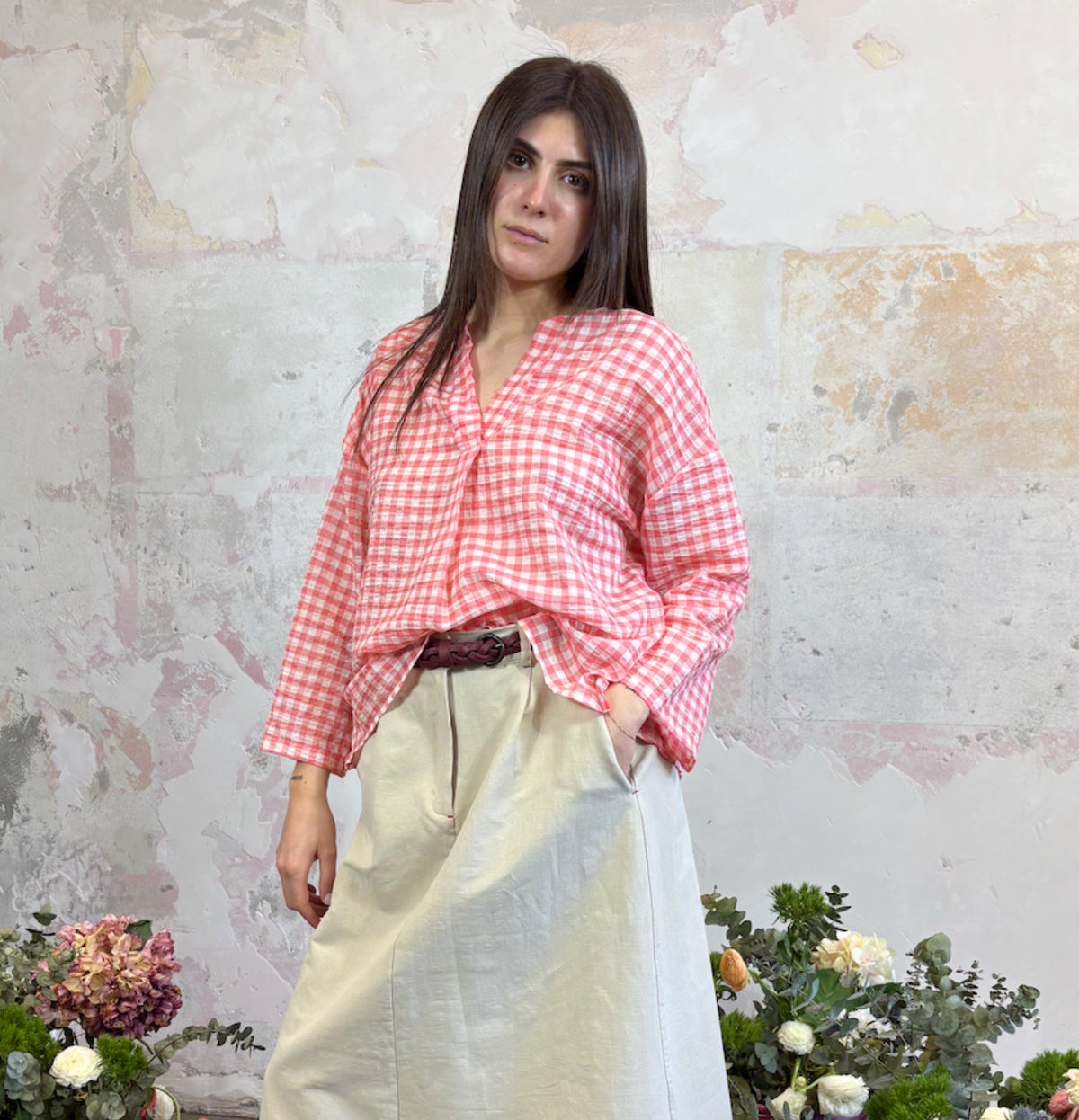 Camicia a quadri