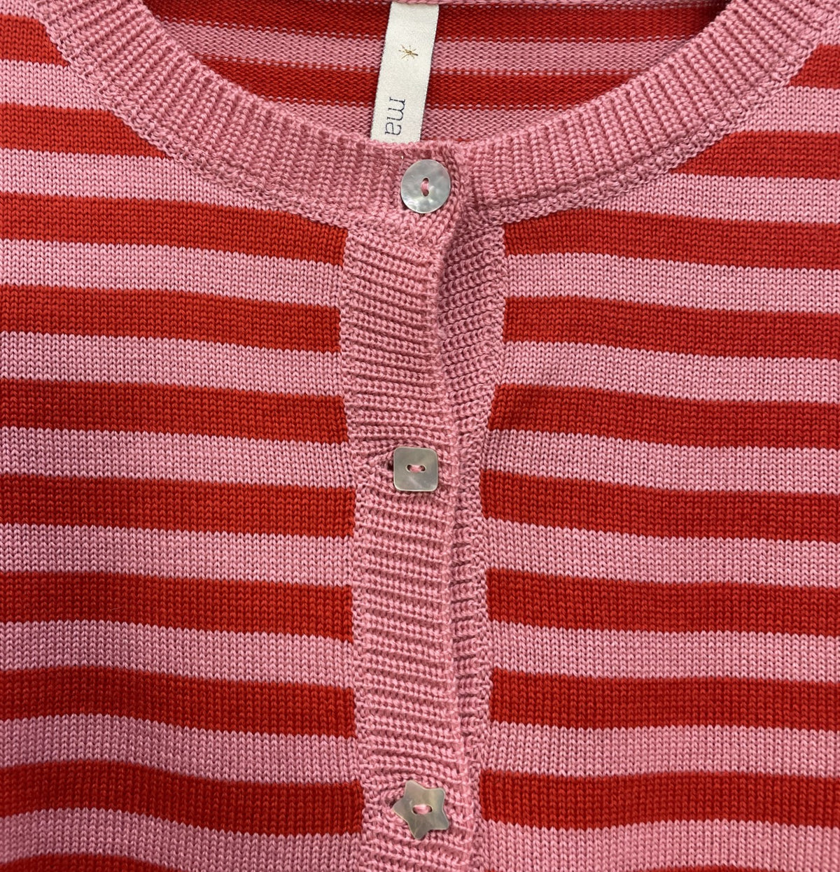 Cardigan a righe