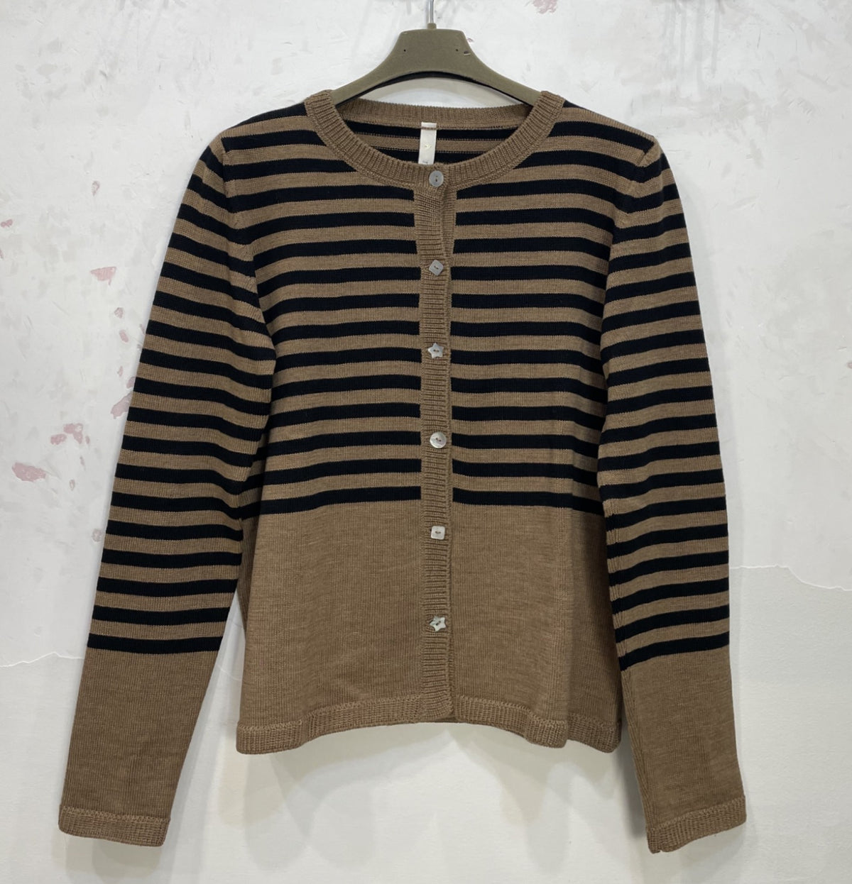 Cardigan a righe