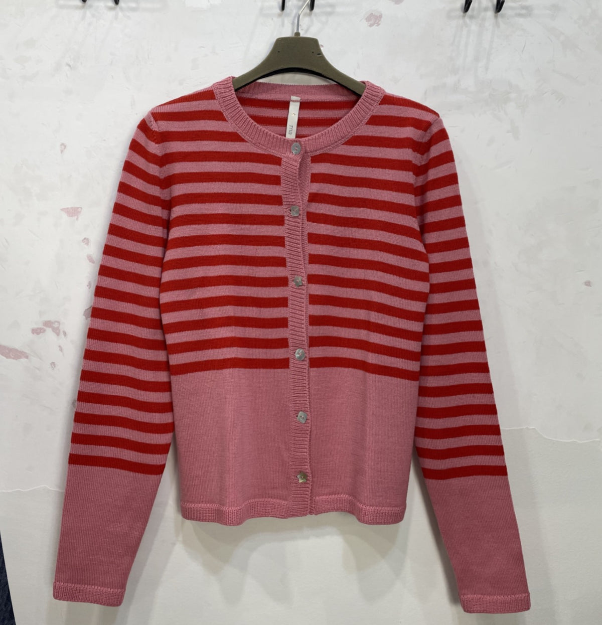 Cardigan a righe