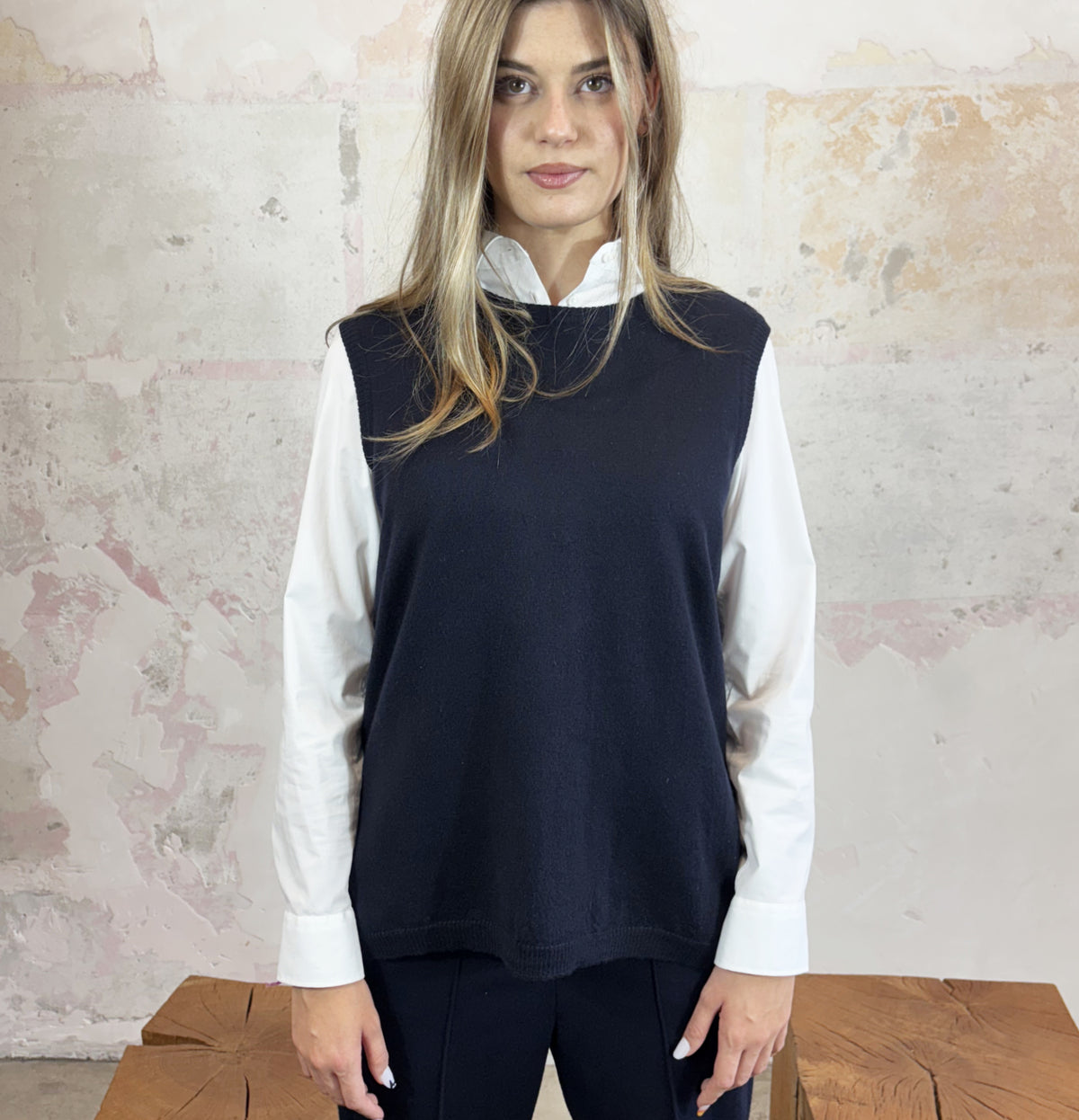 Gilet con spacchi