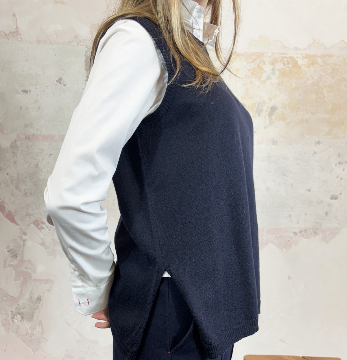 Gilet con spacchi