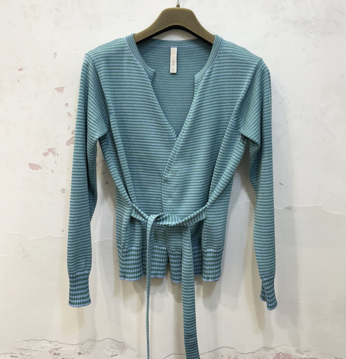 Cardigan con cintura