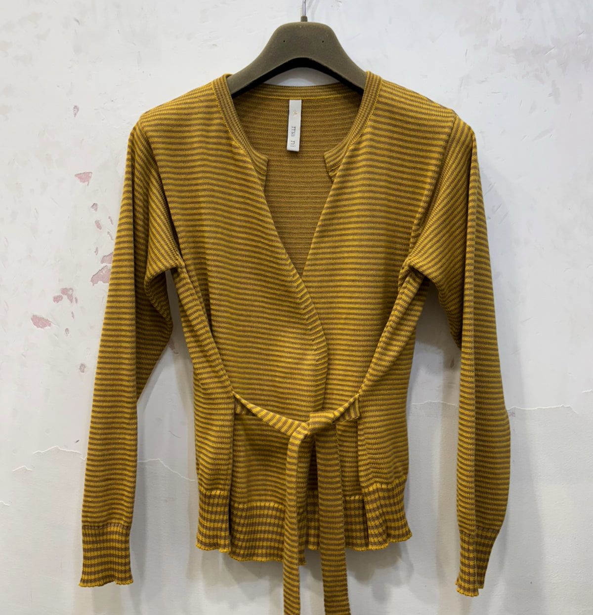 Cardigan con cintura