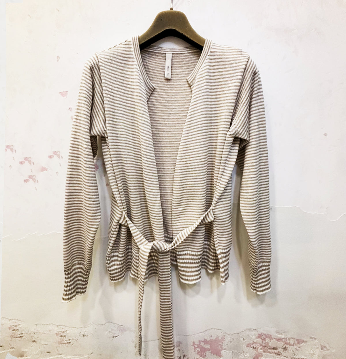 Cardigan con cintura