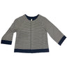 Giacca raglan micro riga