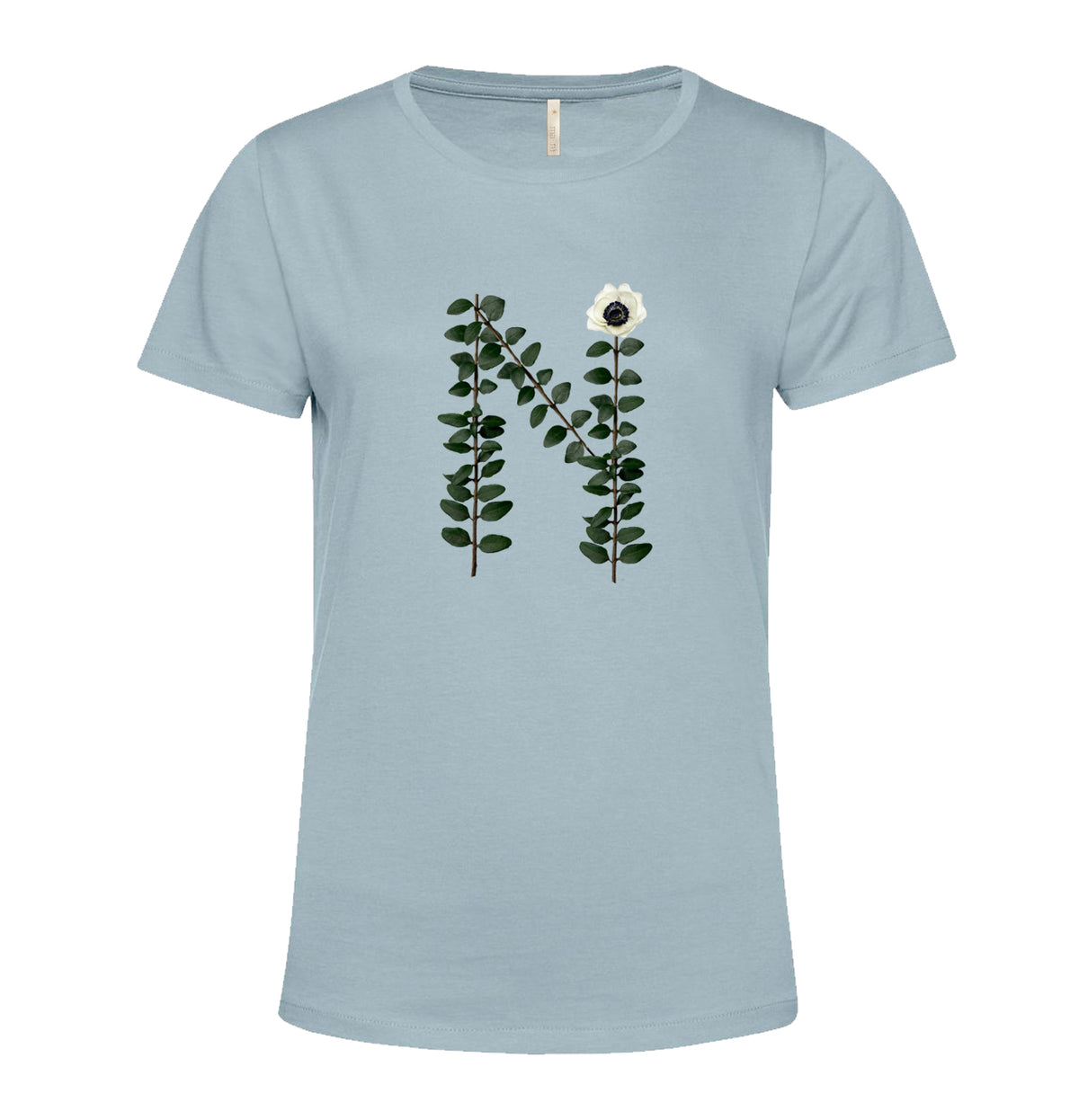 T-SHIRT "Lettere Botaniche" Lettera N