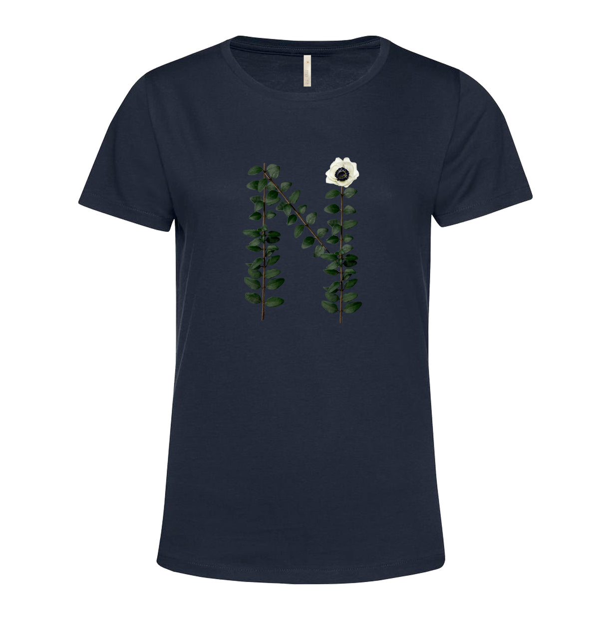T-SHIRT "Lettere Botaniche" Lettera N