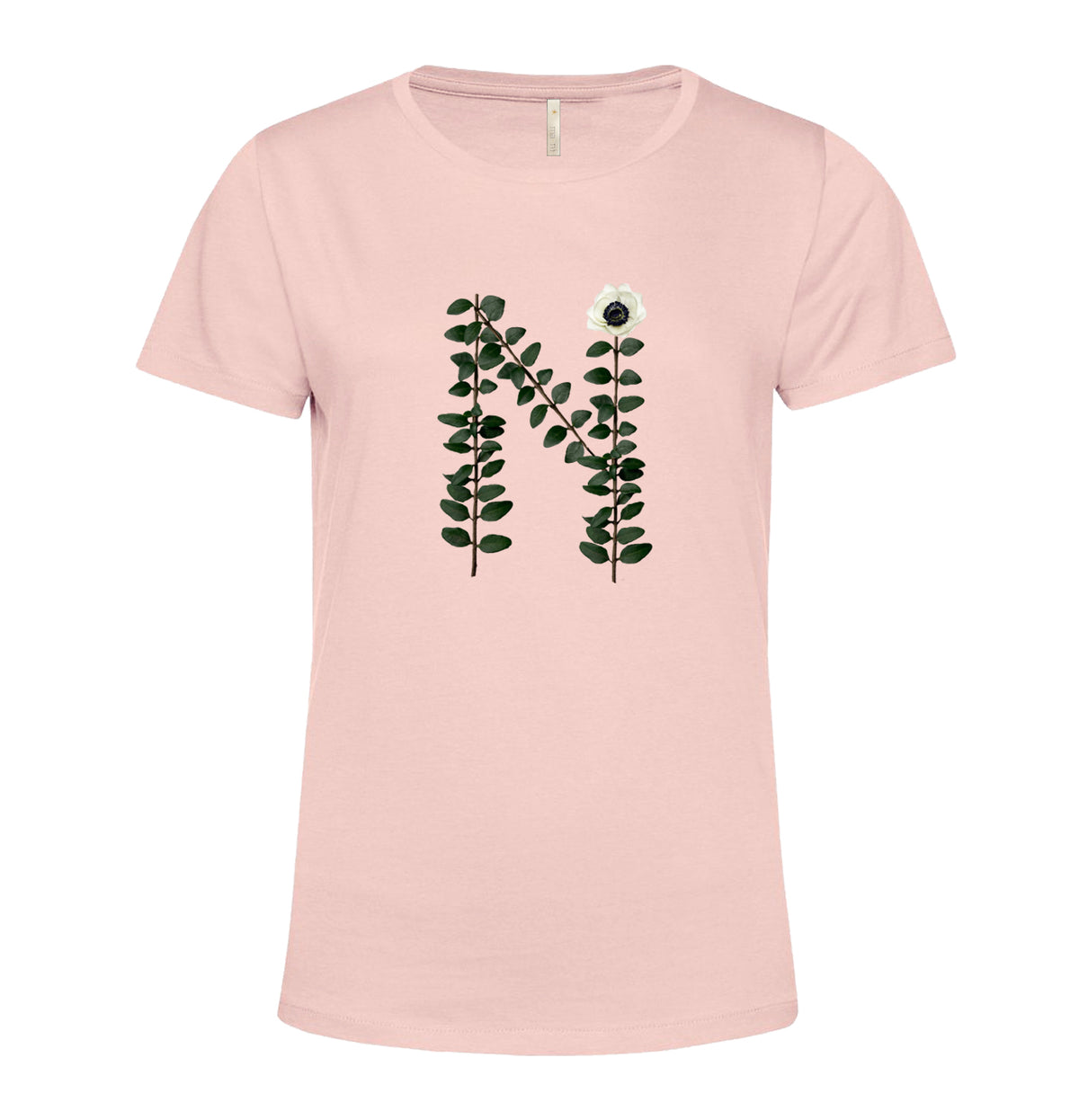 T-SHIRT "Lettere Botaniche" Lettera N