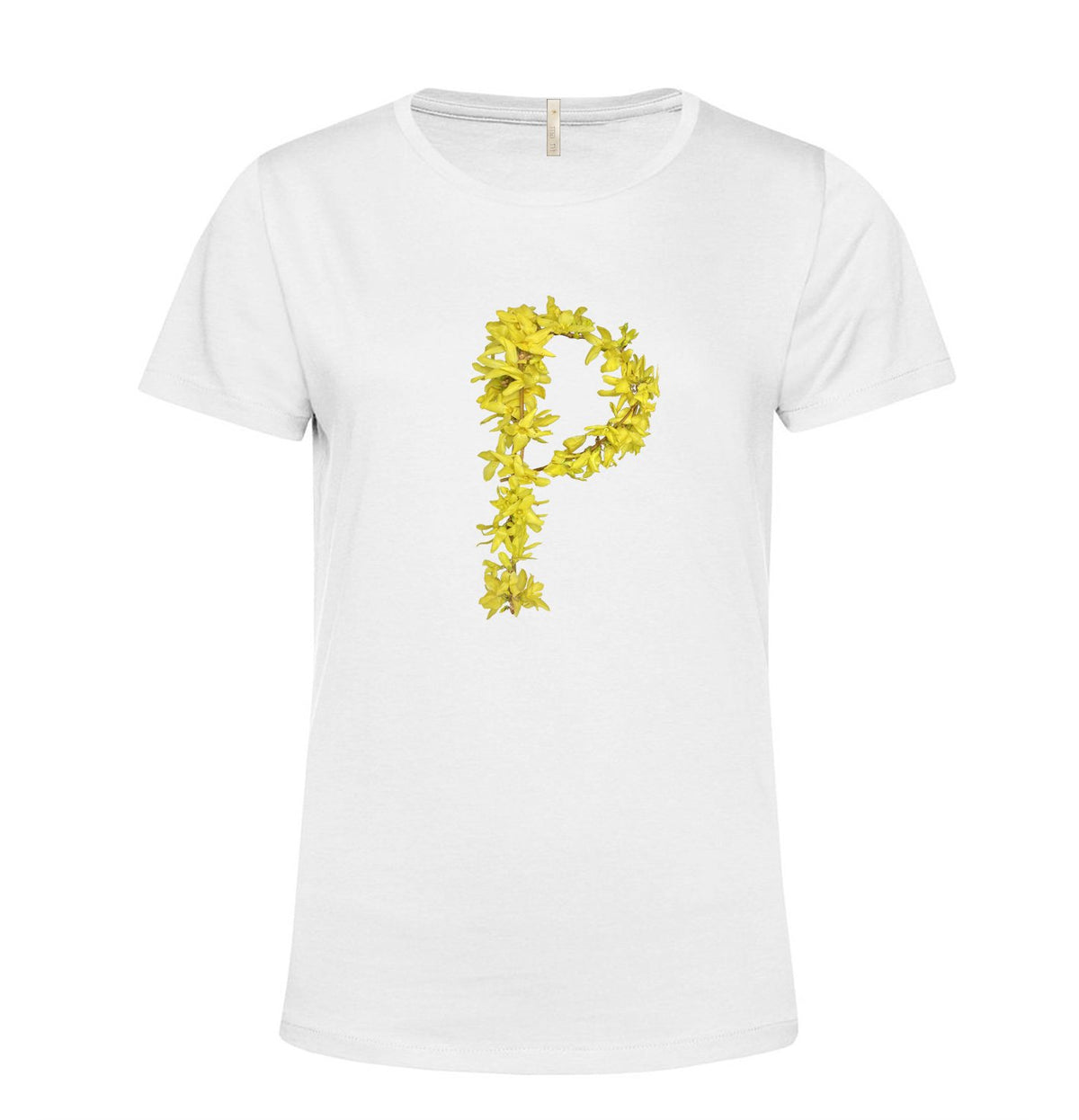 T-SHIRT "Lettere Botaniche" Lettera P