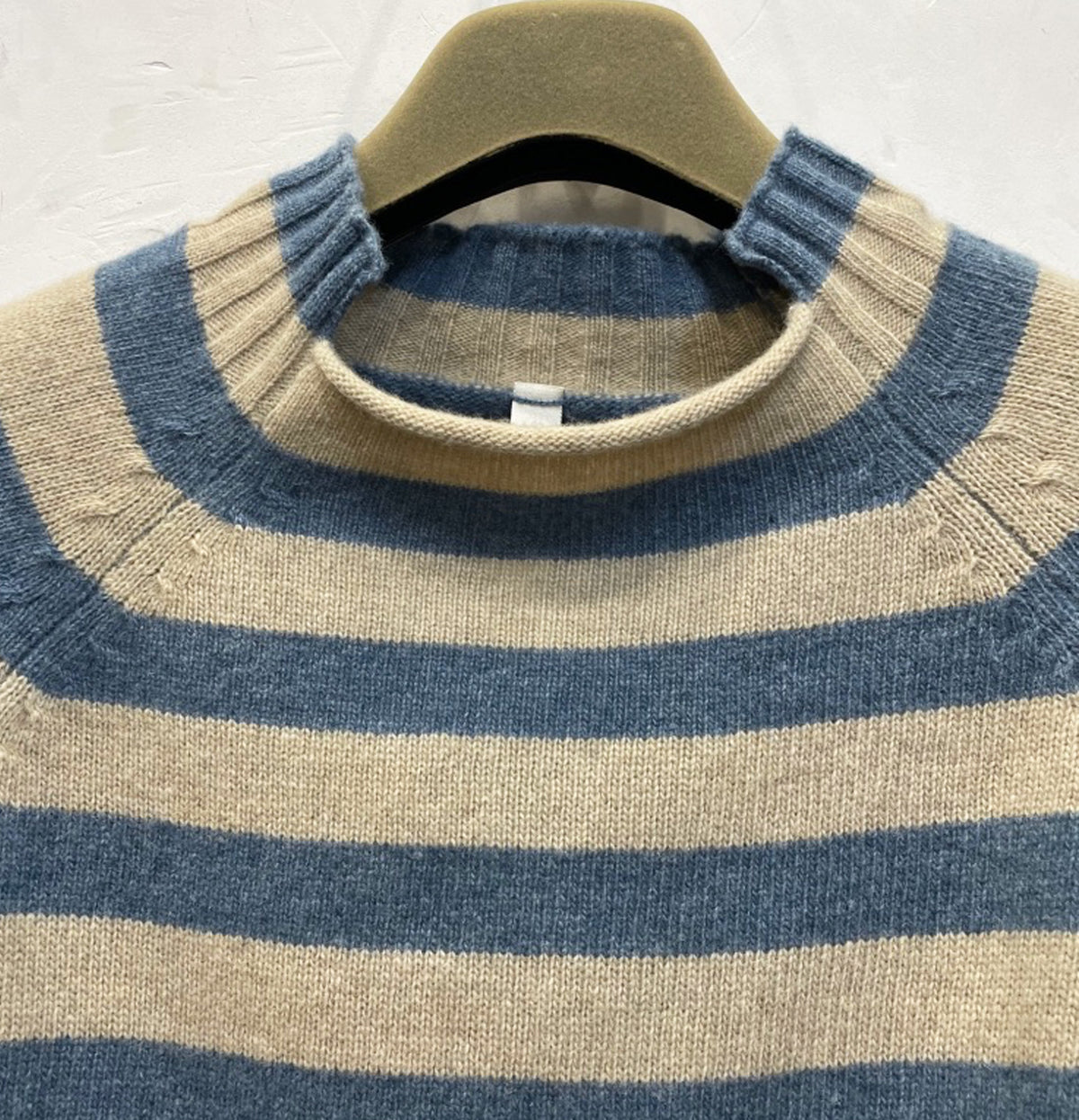 Maglia rigata cardata